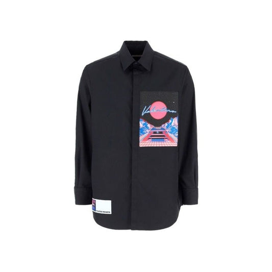 Valentino-Shirt mit Logo-Patch