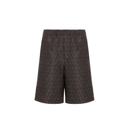 Seidenshorts mit Valentino-Logo