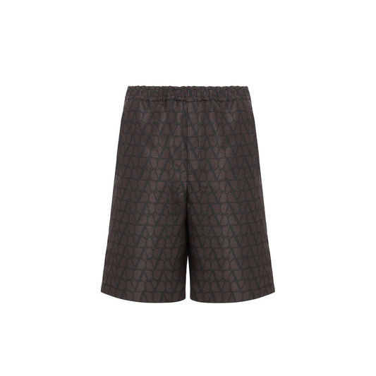 Seidenshorts mit Valentino-Logo