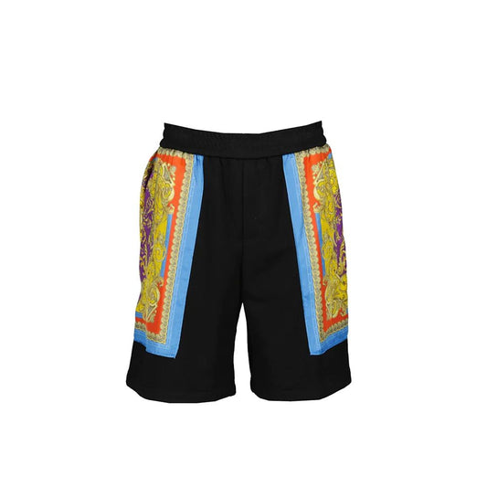 Versace Shorts im Barocco Goddess Night-Print