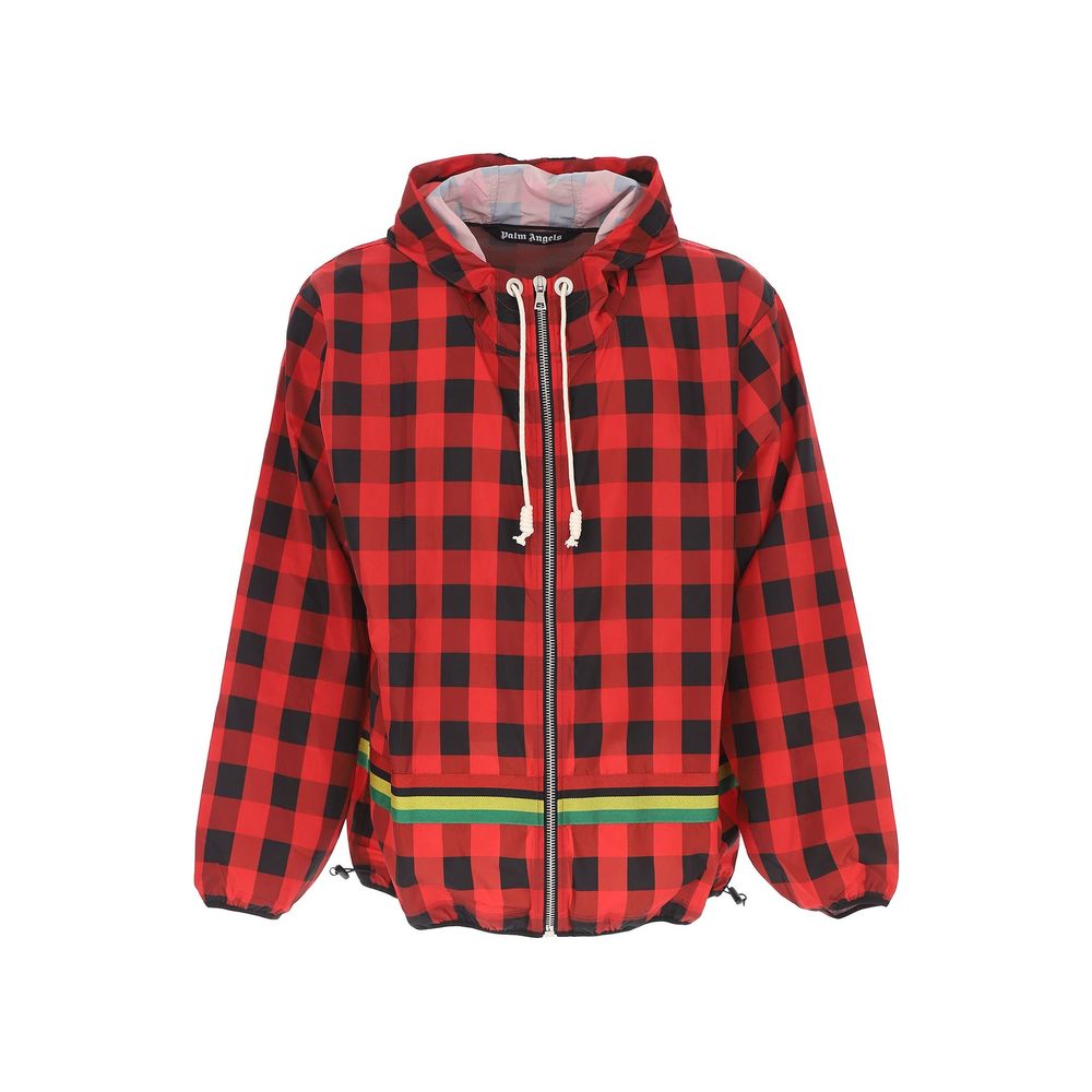 Palm Angels – Karierte Windjacke