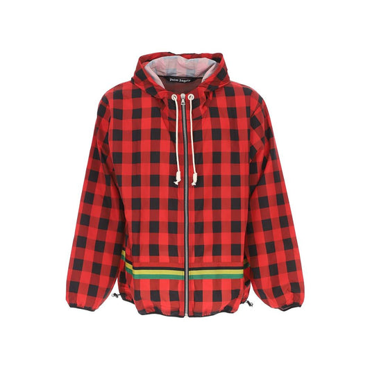 Palm Angels – Karierte Windjacke