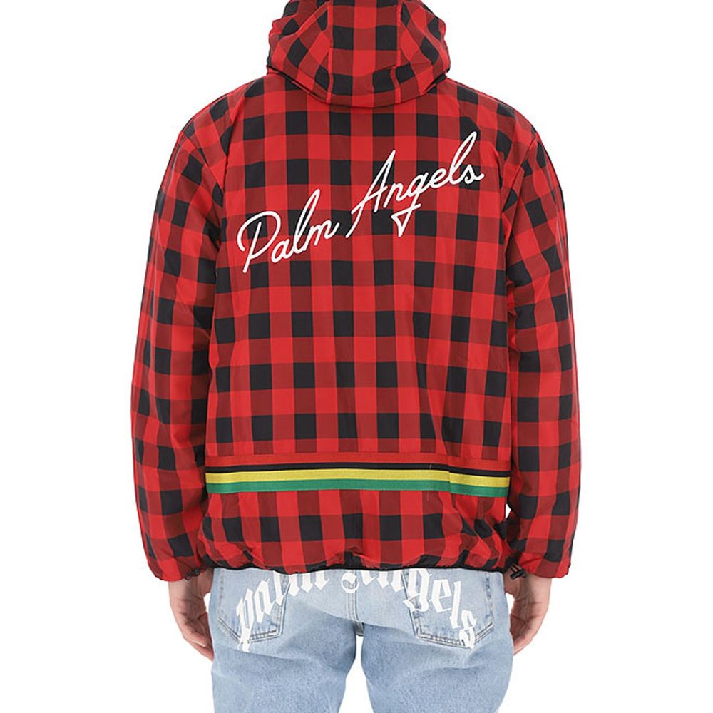 Palm Angels – Karierte Windjacke