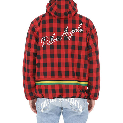 Palm Angels – Karierte Windjacke