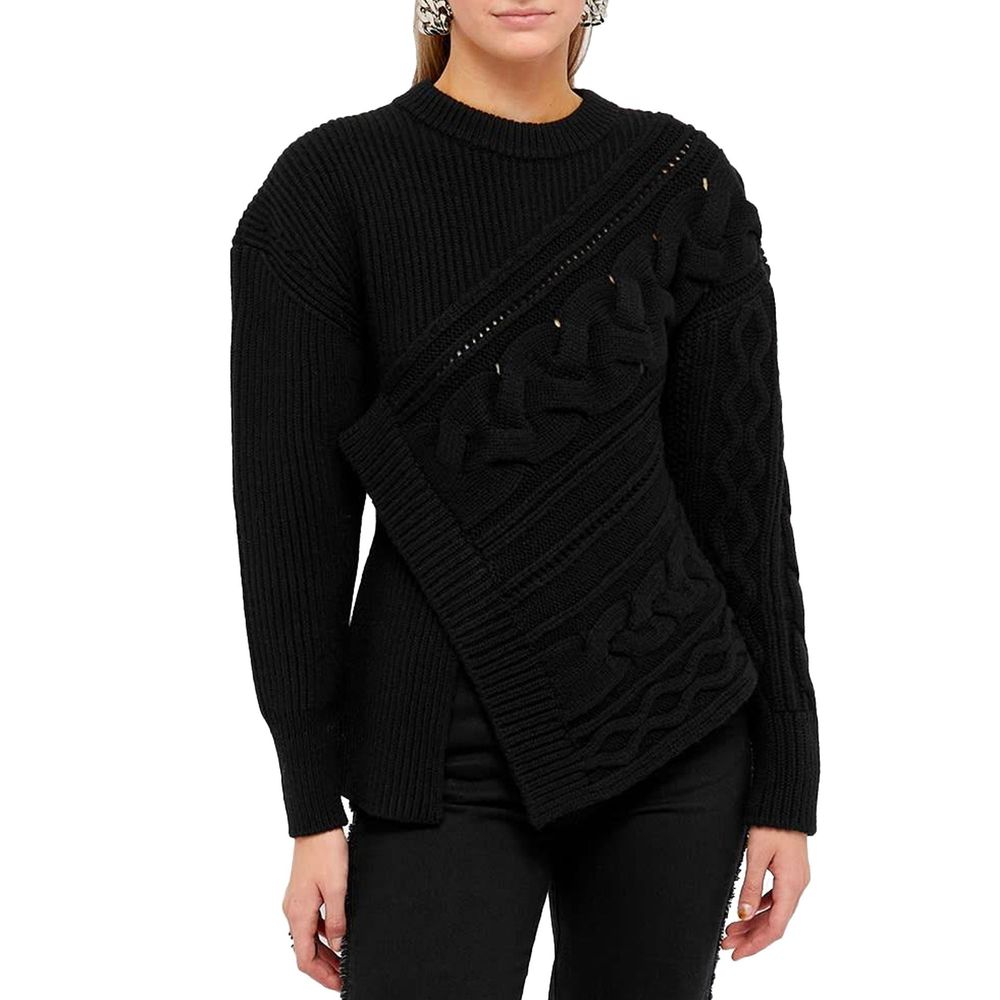 Asymmetrischer Wollpullover von Alexander McQueen