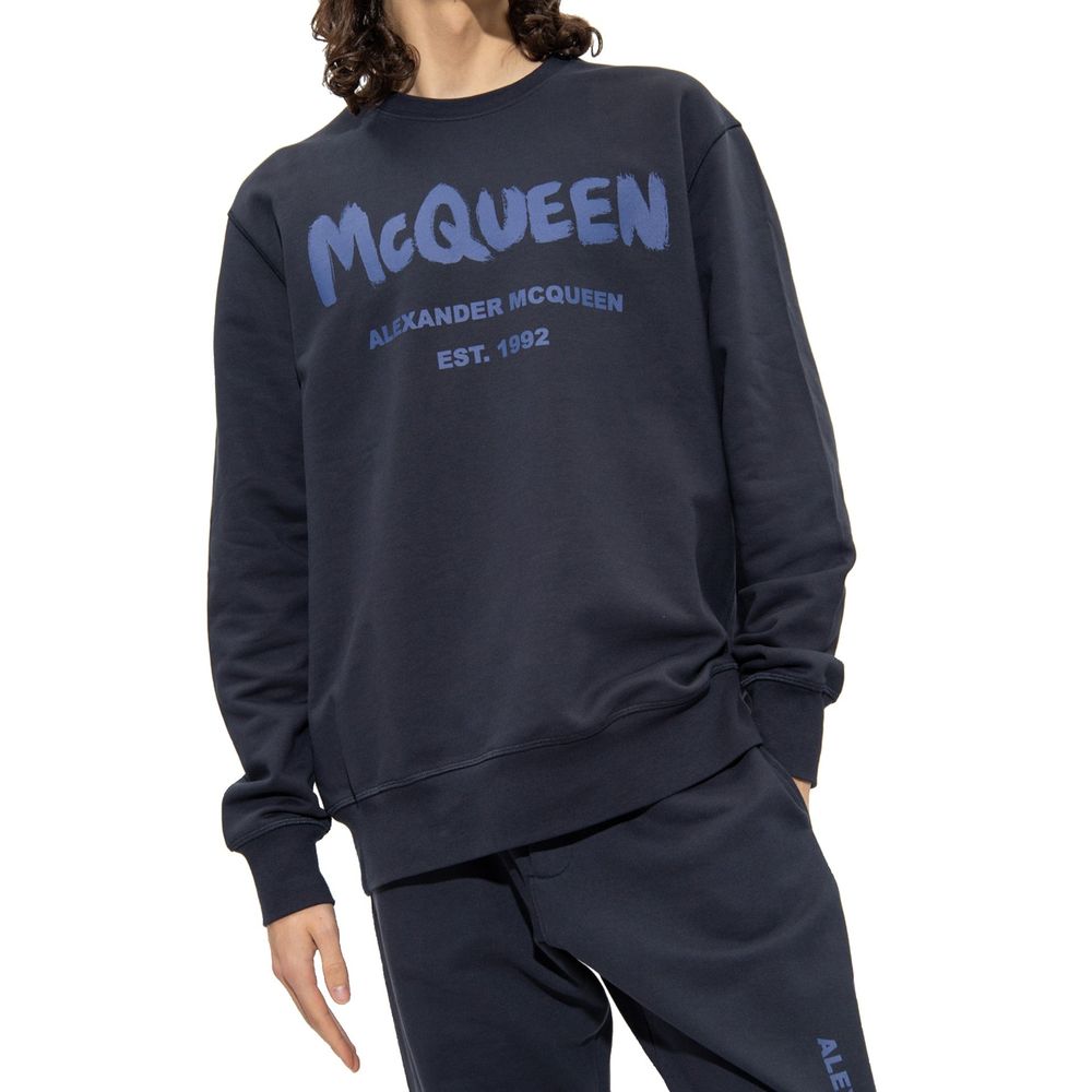 Alexander McQueen Baumwoll-Logo-Sweatshirt
