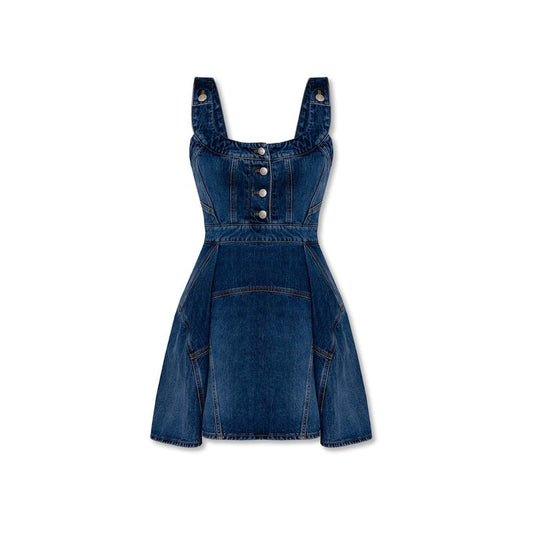 Alexander McQueen Denim-Minikleid