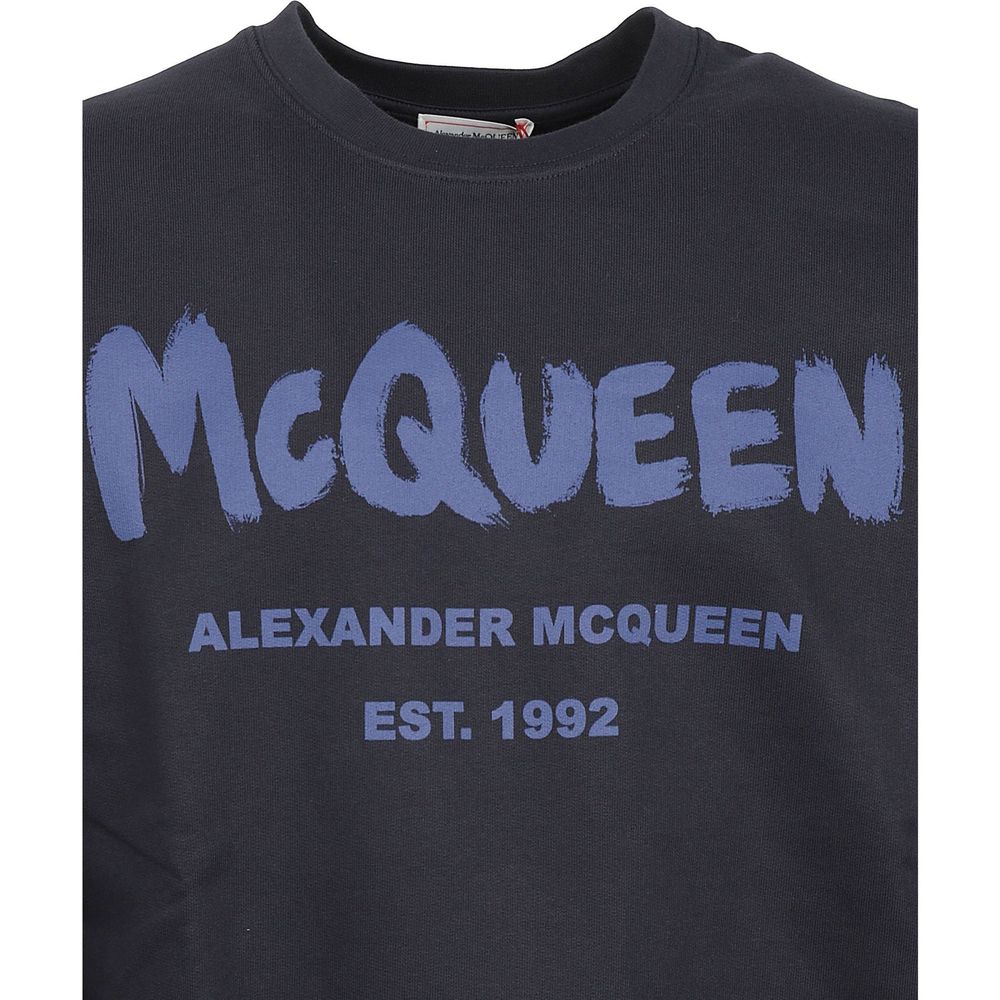 Alexander McQueen Baumwoll-Logo-Sweatshirt
