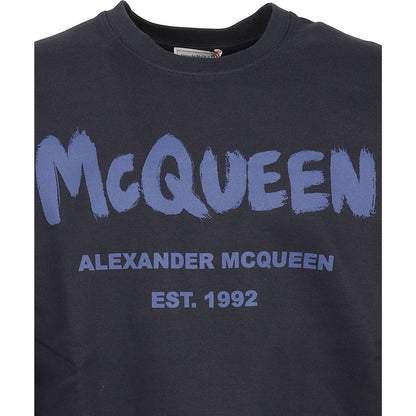 Alexander McQueen Baumwoll-Logo-Sweatshirt