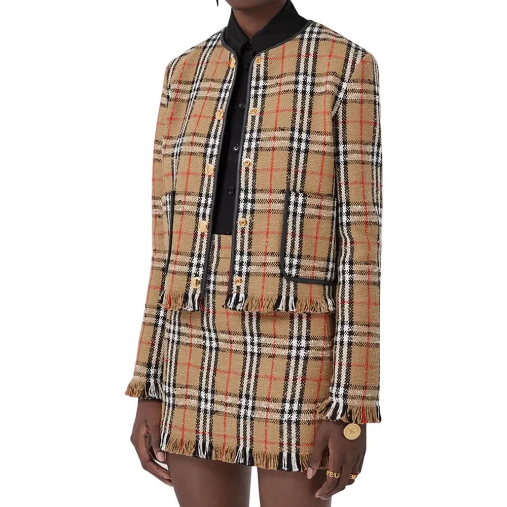 Burberry Jacke mit Vintage Check-Motiv