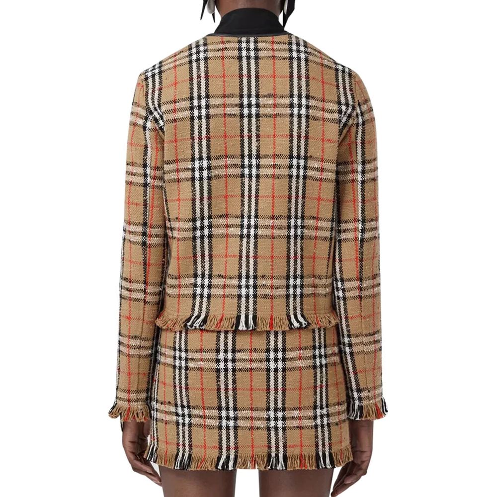 Burberry Jacke mit Vintage Check-Motiv