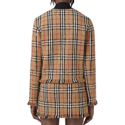 Burberry Jacke mit Vintage Check-Motiv