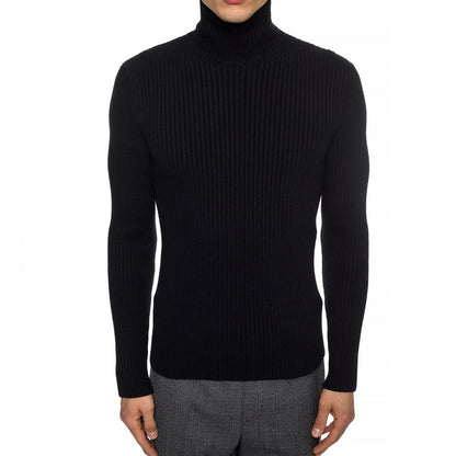 Balenciaga Rollkragenpullover aus Rippstrick aus Kaschmirmischung