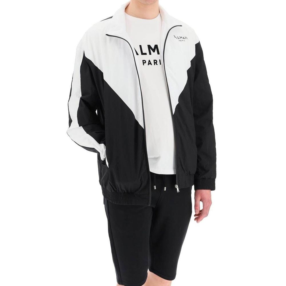 Windjacke mit Balmain-Logo