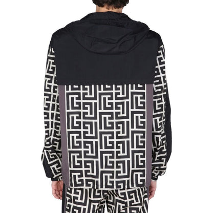 Balmain Nylon-Monogrammjacke