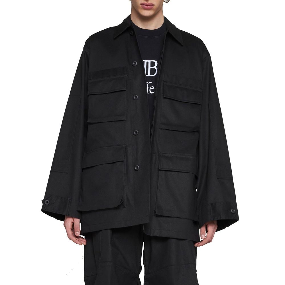 Balenciaga Cargo-Hemdjacke mit mehreren Taschen