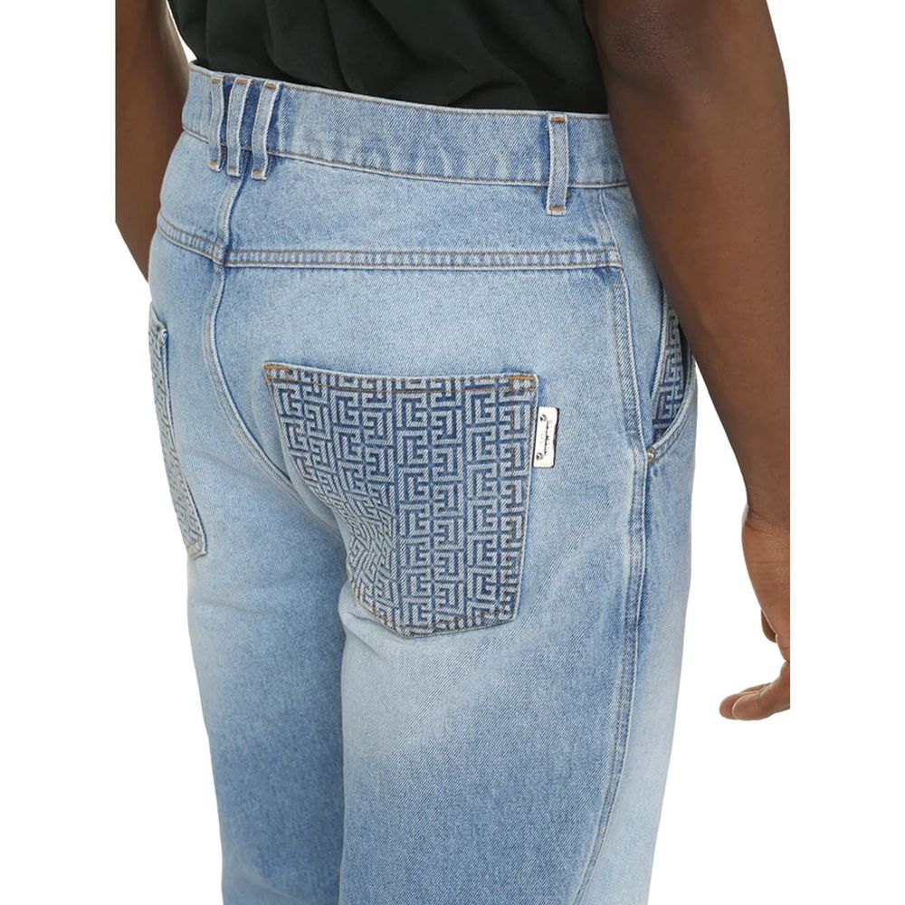 Balmain – Kurze, gerade Jeans