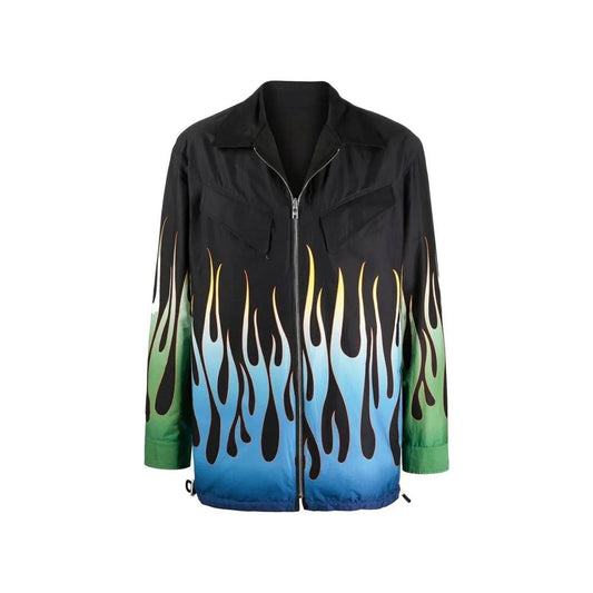 Kenzo Wendejacke mit Flammendruck