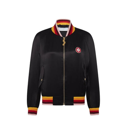 Casablanca Bomberjacke aus Seide mit Logo