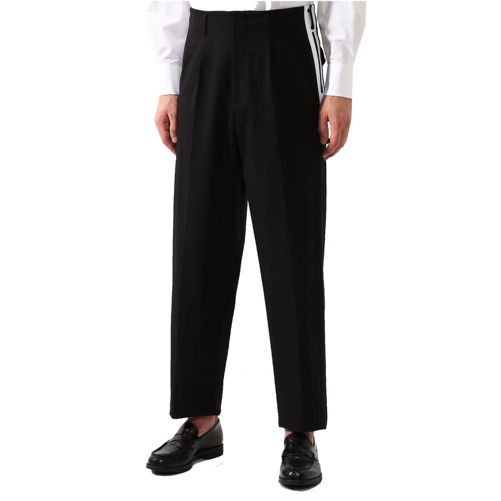 Dolce &amp; Gabbana – Bundfaltenhose mit Seitenstreifen