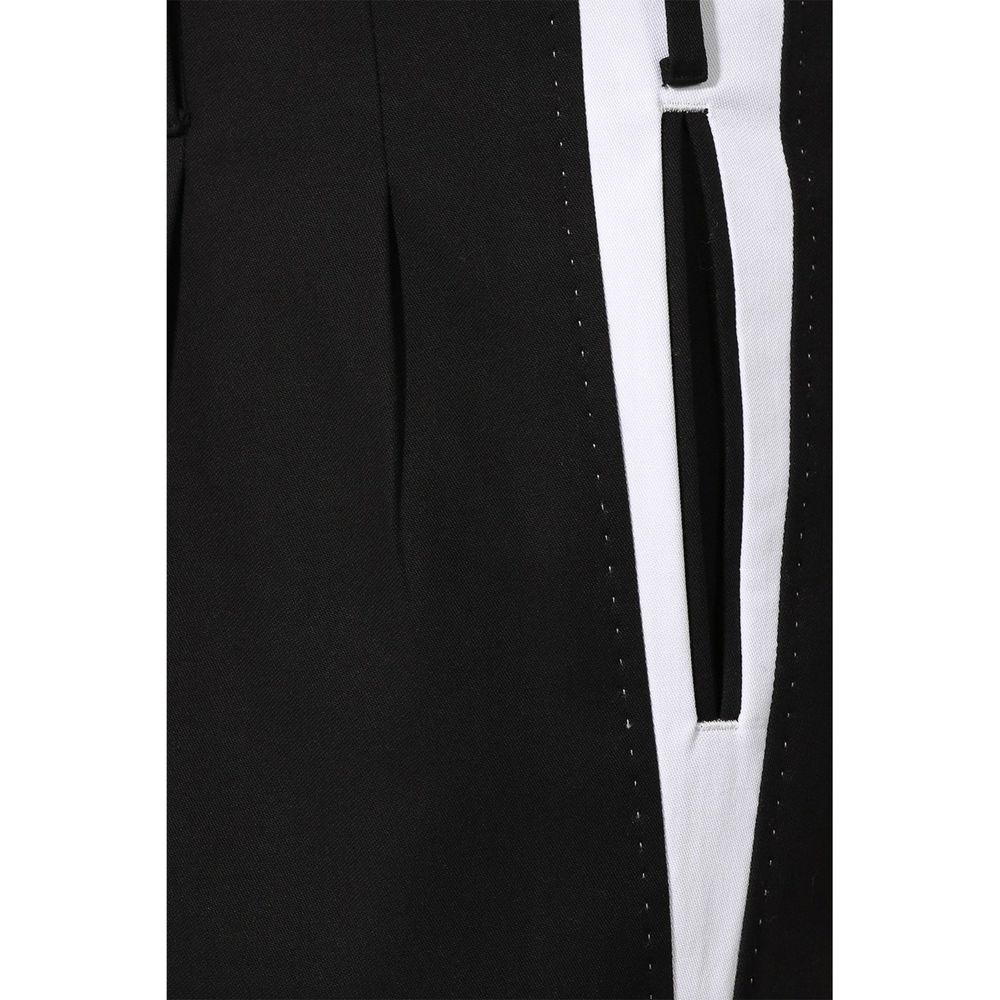 Dolce &amp; Gabbana – Bundfaltenhose mit Seitenstreifen