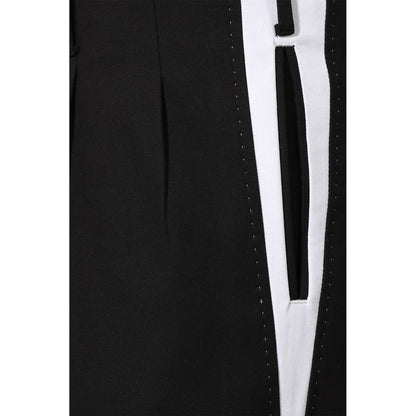 Dolce &amp; Gabbana – Bundfaltenhose mit Seitenstreifen