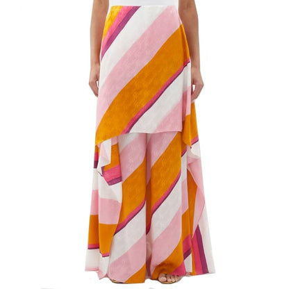 Fendi Ff Color-Block-Hose mit Drapierung