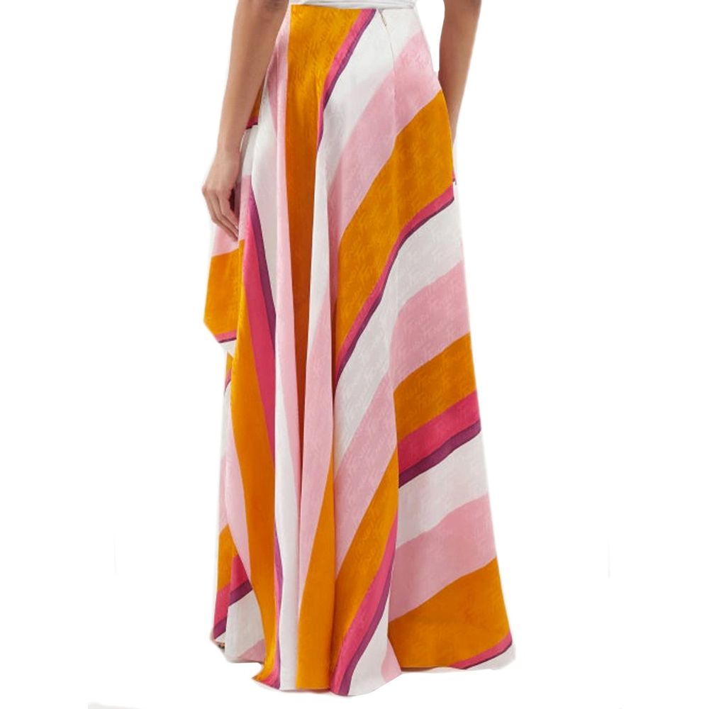 Fendi Ff Color-Block-Hose mit Drapierung