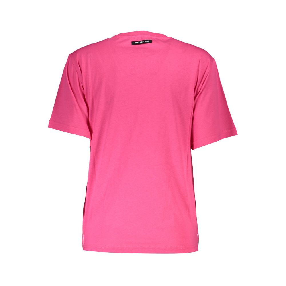 Cavalli Class Rosa Baumwolloberteile und T-Shirts