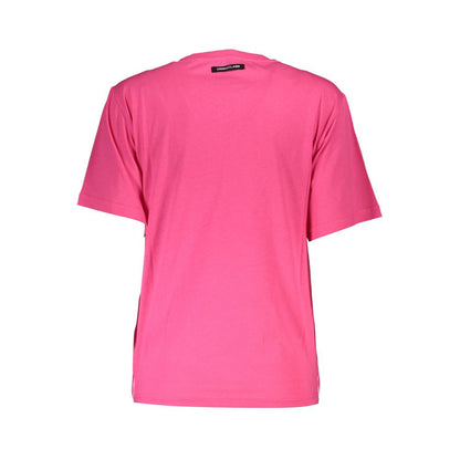 Cavalli Class Rosa Baumwolloberteile und T-Shirts