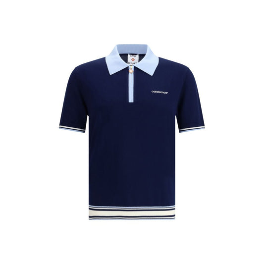 Casablanca Poloshirt aus Merinowolle