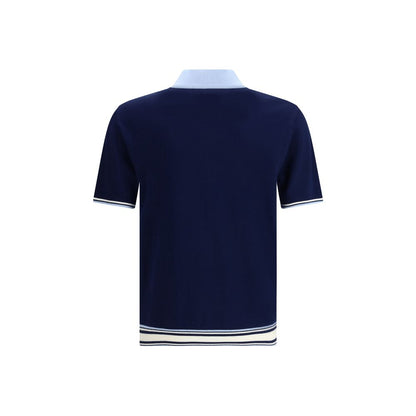 Casablanca Poloshirt aus Merinowolle