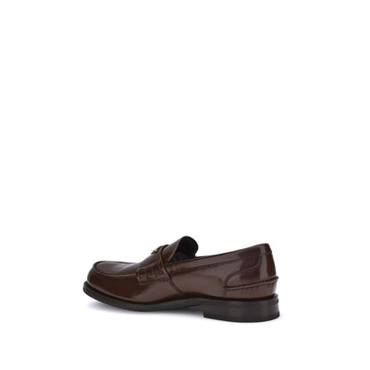Prada Loafer mit dreieckiger Plakette