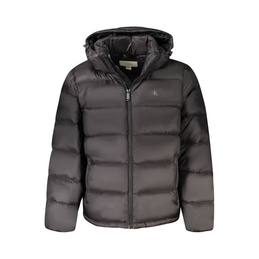 Calvin Klein – Schwarze Polyamid-Herrenjacke