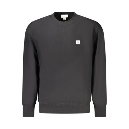 Calvin Klein Herrenpullover aus schwarzer Baumwolle