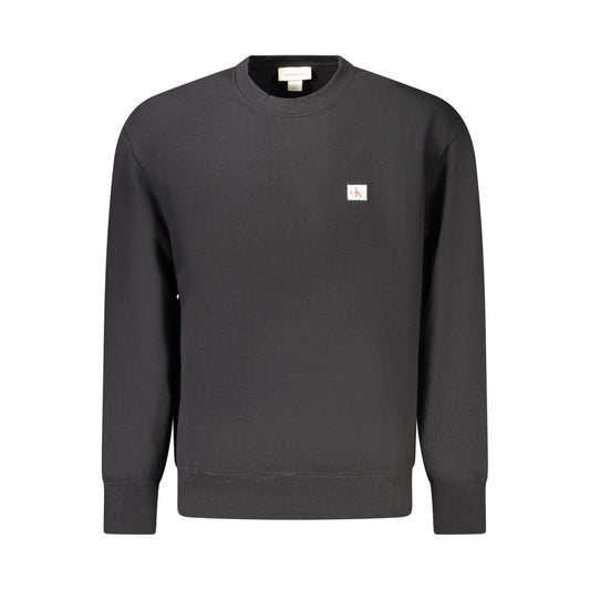 Calvin Klein Herrenpullover aus schwarzer Baumwolle