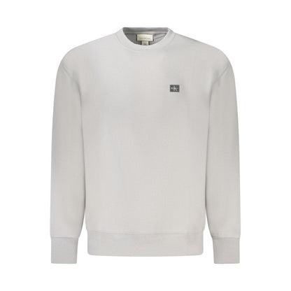 Calvin Klein Grauer Baumwollpullover für Herren