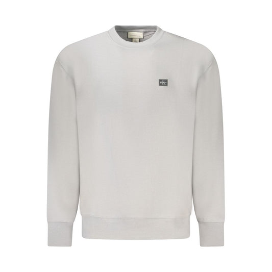 Calvin Klein Grauer Baumwollpullover für Herren