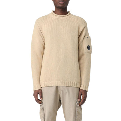 CP Company – Beigefarbener Wollpullover