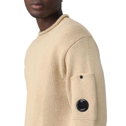 CP Company – Beigefarbener Wollpullover