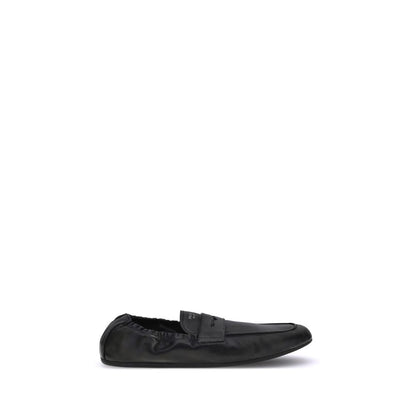 Prada Shuffle-Loafer aus antikem Leder