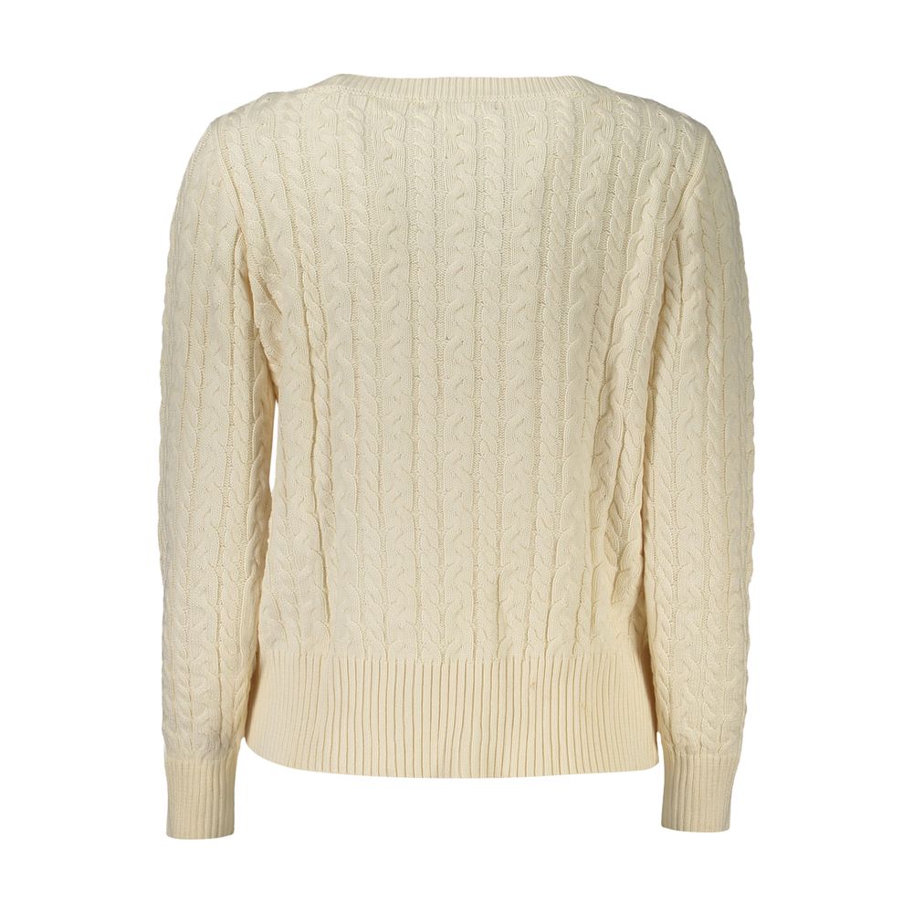 Guess Jeans – Weißer Baumwollpullover