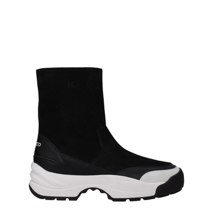 Kenzo – Schwarze Lederstiefeletten