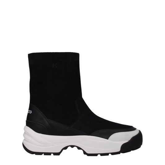 Kenzo – Schwarze Lederstiefeletten