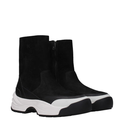 Kenzo – Schwarze Lederstiefeletten