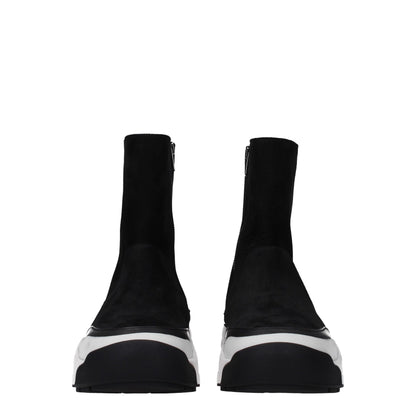 Kenzo – Schwarze Lederstiefeletten
