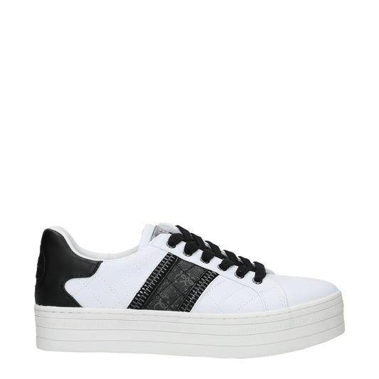 Guess – Weiße Plateau-Sneaker aus Polyethylen