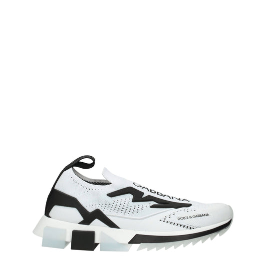 Dolce &amp; Gabbana – Sportliche Sneakers aus weißem Stoff