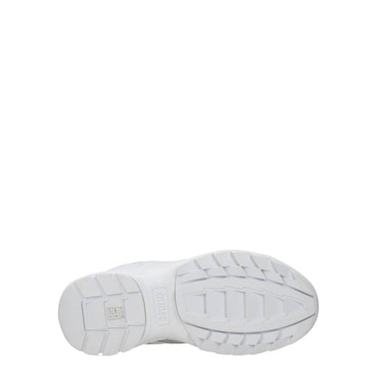 Guess – Weiße, klobige Sneakers aus Polyethylen