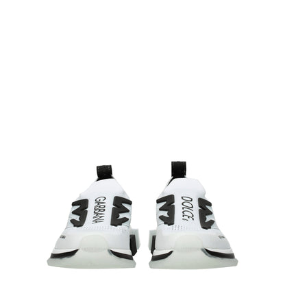 Dolce &amp; Gabbana – Sportliche Sneakers aus weißem Stoff